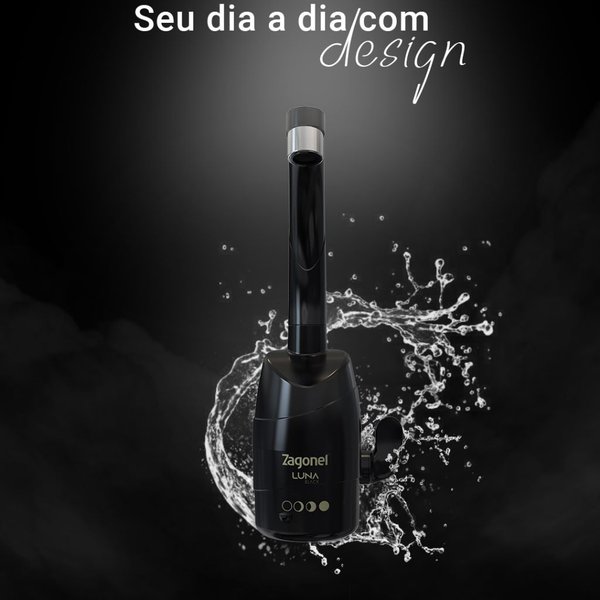 Torneira Elétrica Luna 4T 5500W Zagonel Black