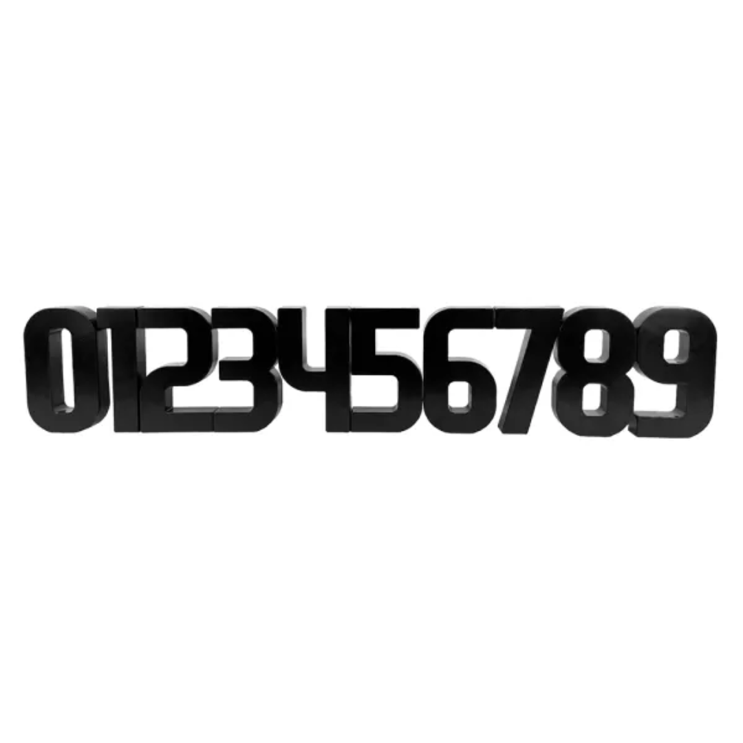 numeros preto