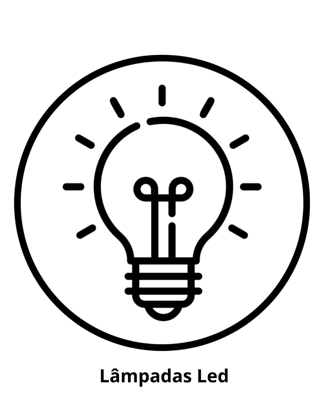 icone lampadas led
