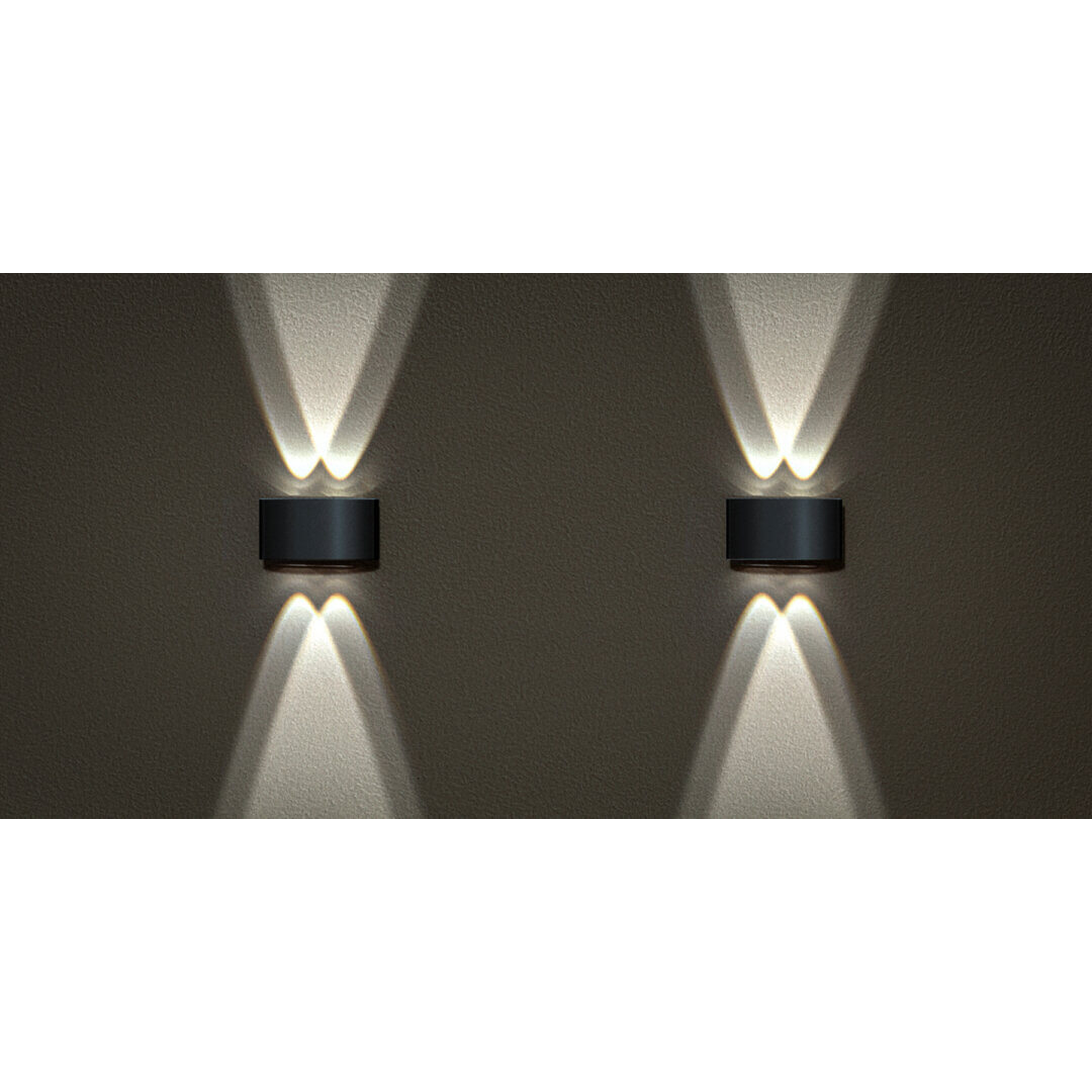 arandela lentille double preta ambiente 6500k