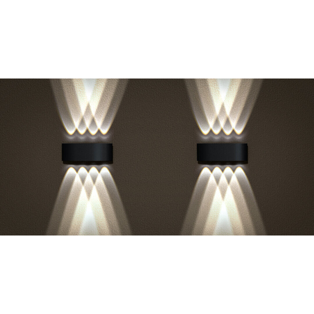 arandela lentille quatre preta ambiente 6500k